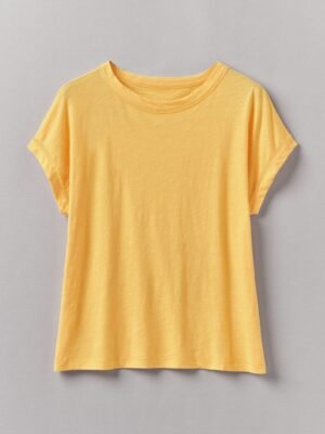 Alda Organic Cotton Easy Tee | Papaya