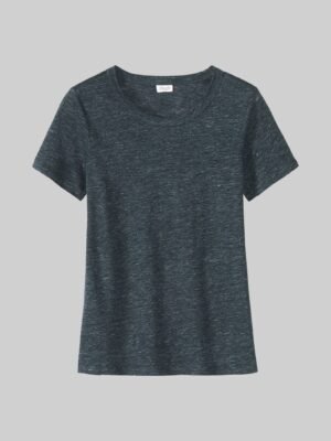 Linen Boy Tee | Charcoal Melange